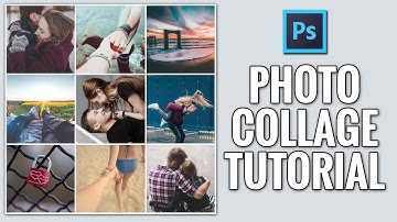 How to Create Square Photo Collage Photoshop Tutorial