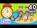 🧀Hickory Dickory Dock Song Compilation 🐭 | Mother Goose Nursery Rhymes 🎵 | Dragon Dee Kids Songs