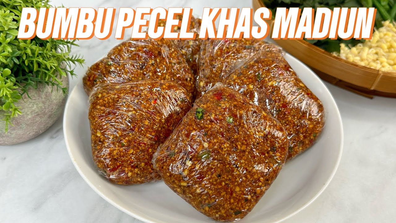 RESEP BUMBU PECEL KHAS MADIUN !! TERNYATA INI RAHASIANYA 🔥