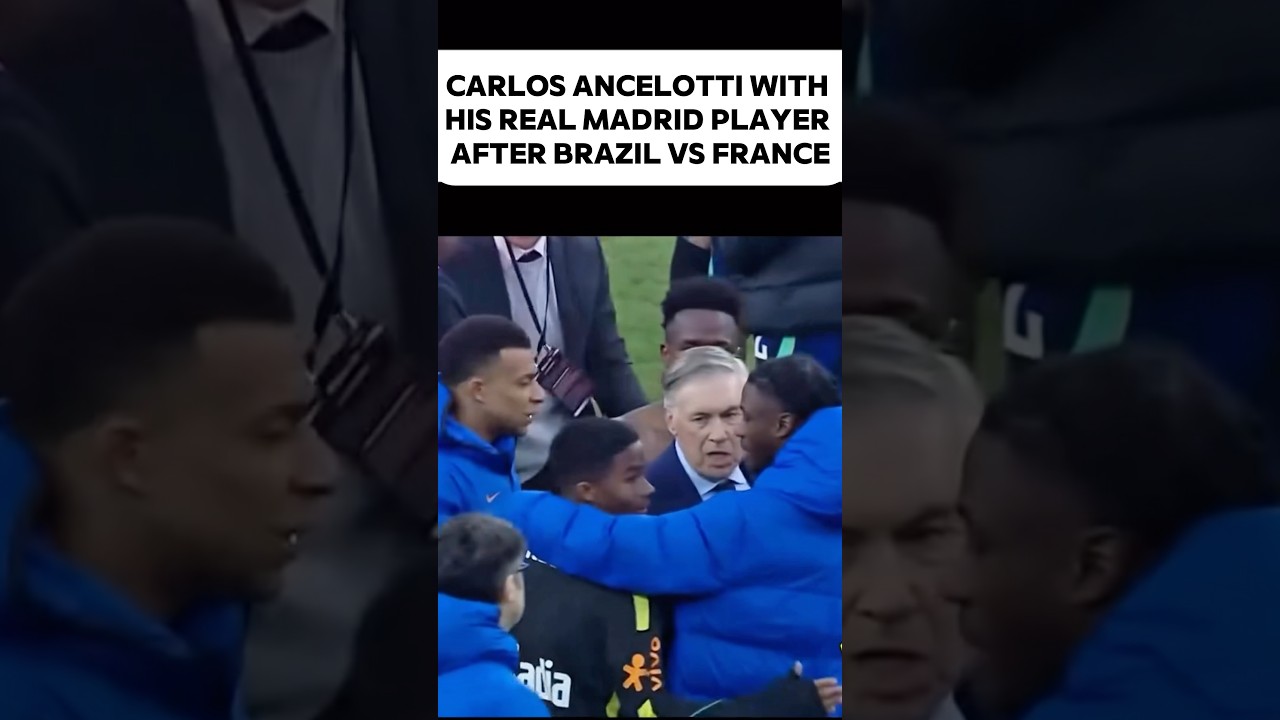 Real Madrid Stars REUNITE! 🇧🇷🇫🇷 Brazil vs France #shorts