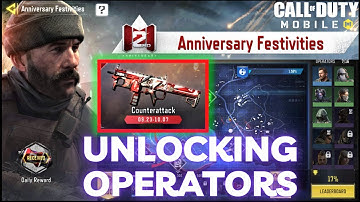 How To Unlock Operators For COUNTER-ATTACK Missions | COD-mobile | 2nd Anniversary