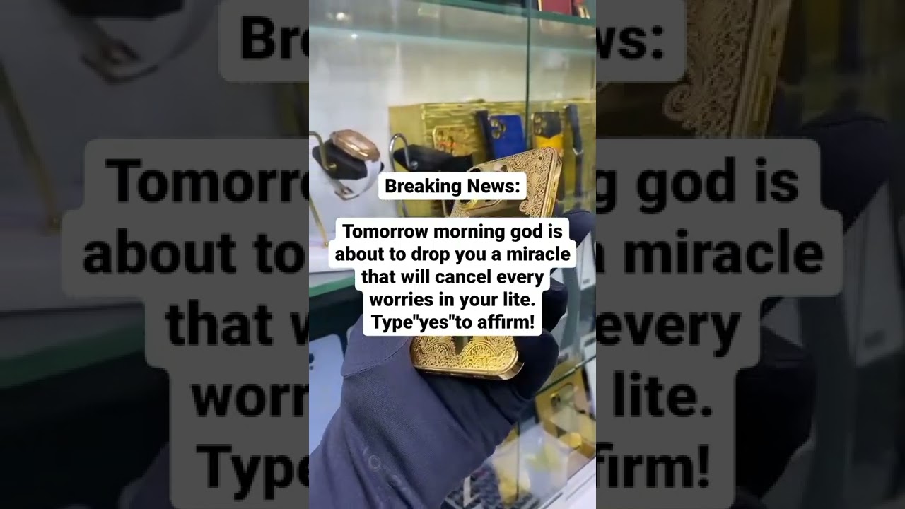 breaking news tomorrow morning you get.....