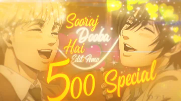 Sooraj Dooba Hai - Attack on Titan Vibe Edit | 500 Followers Special | XIOKEN