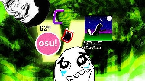 Osu! - Warm-up Highlights: ZiGZaG HACKER - V^3 (Hello World) [2010 MEMORIES] 6,3* C Pass