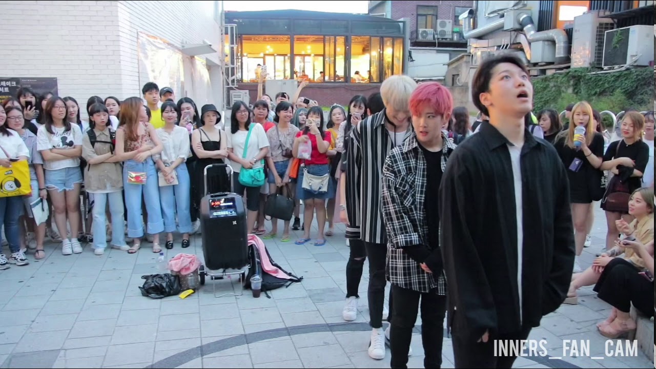 [innerS _ 이너스] 180706 효진, 유성, 태영, 태유 홍대공연 1차 / 방탄소년단 (BTS) - fake love (페이크러브)