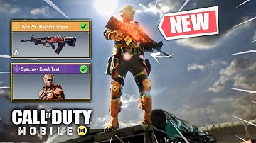 *NEW* SAFETY FIRST DRAW Legendary TYPE 25 "MAGNETIC ENGINE" + SPECTRE "CRASH TEST" UNLOCKED!! | CODM