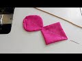 Easy diy large fabric butterfly hair clips | how to make fabric butterfly | latkan making at home