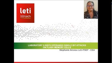 Laboratory X-rays operando single bit attacks on flash memory cells - CARDIS 2021