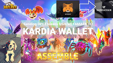 My Defi Pet tutorial, Transfering tokens from Metamask to Kardiachain wallet! #thefutureofNFTgames