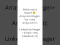 Day 11 🔥 ArrayList vs LinkedList Java Trick 😱 #day11