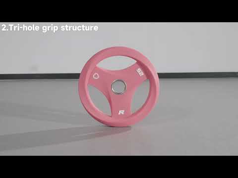 The AURASPIN Weight Plates treats fitness equipment as thoughtfully designed objects