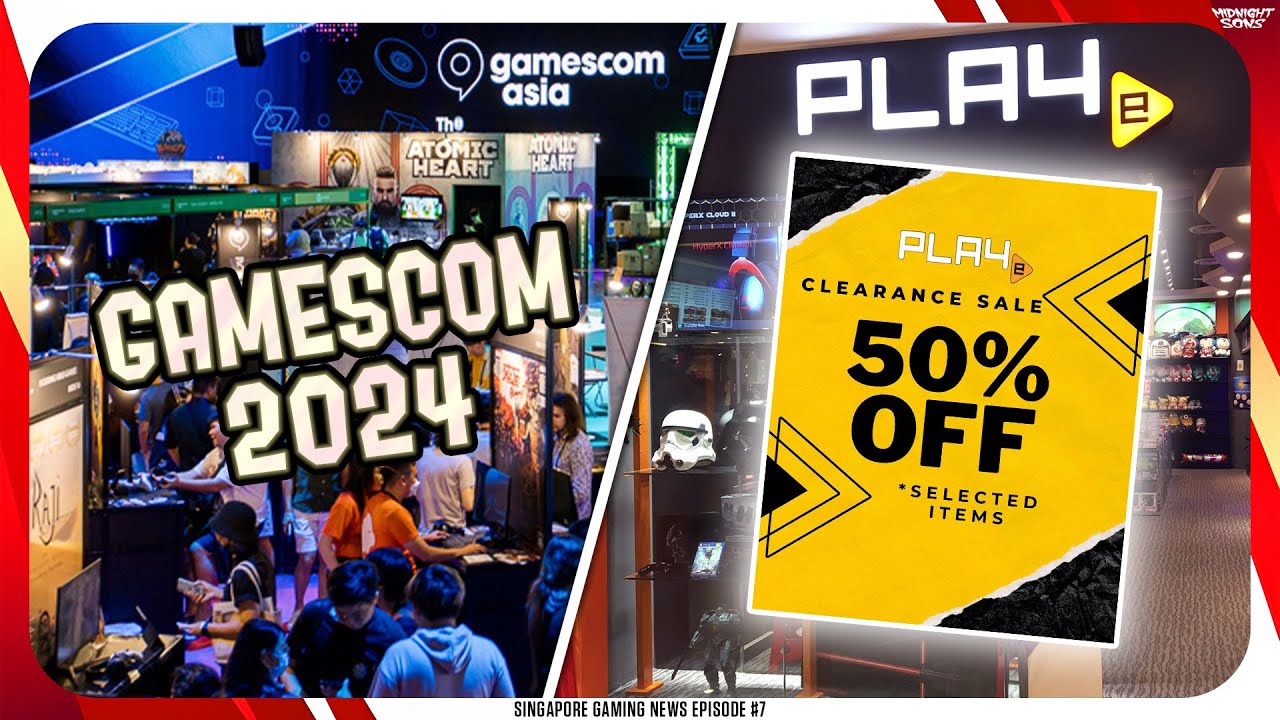 Asia 2024 Announced! PLAYe 50 Off Clearance Sale [Singapore Gaming News 7] YouTube
