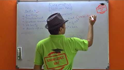 9 1 Introduction to Rectilinear Motion