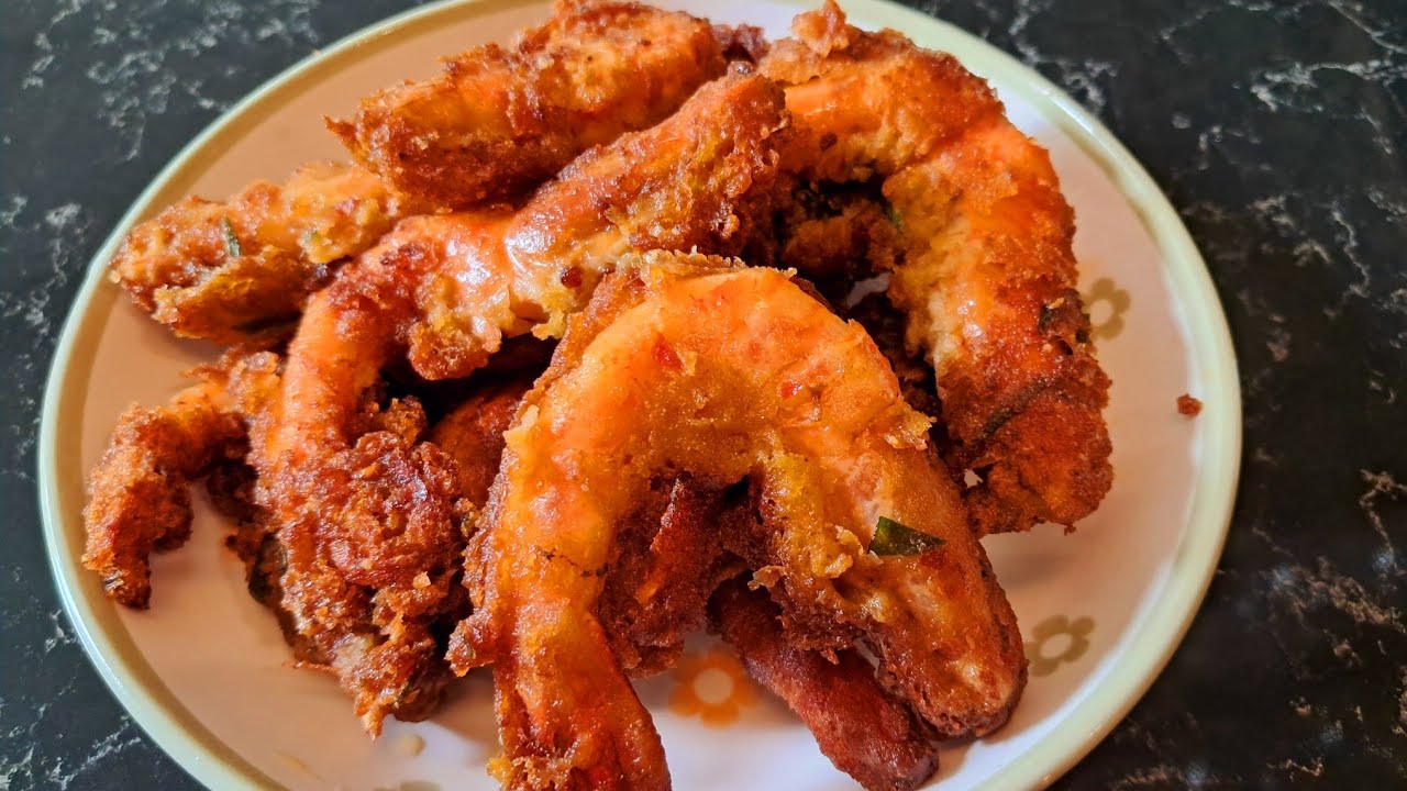 UDANG GORENG BUMBU TERASI DAUN JERUK ENAK KRISPY