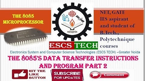 Lec-22 The 8085
