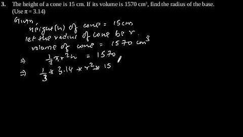 CBSE Class-9 Maths NCERT solution - Surface Areas And Volumes - Exercise 13.7 - Problem 3
