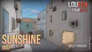 Map "Sunshine" standoff 2 | Defuse map overview (Fan-art Standoff 2)