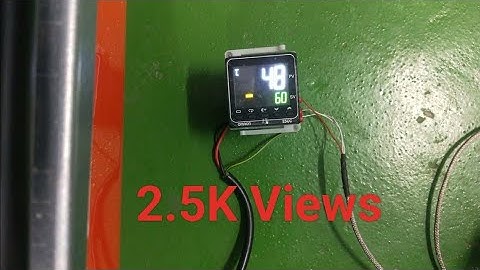 PT100 Thermocouple wiring and Programming with E5CC temperature controller @electricaltech1054