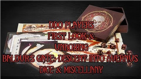 DDO Players First Look & Unboxing Baldur