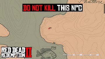 I was about to kill an NPC encounter, but then he said this to me - RDR2