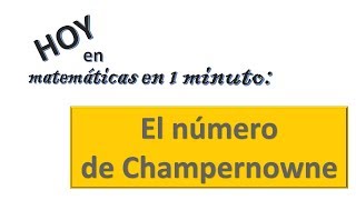 M1M 03x25 The Champernowne constant