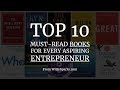 Top 10 Must read books for every aspiring Entrepreneur