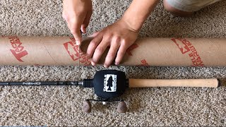 Homemade Fishing Pole Transport Tube - DIY Using Recycled Fishing Rod Tube  From Tackle Warehouse 