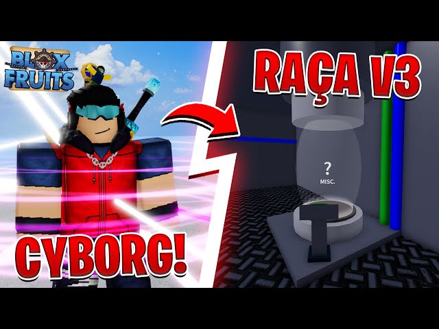 Como VIRAR um CYBORG no BLOX FRUITS 14 ! *nova raça secreta* 