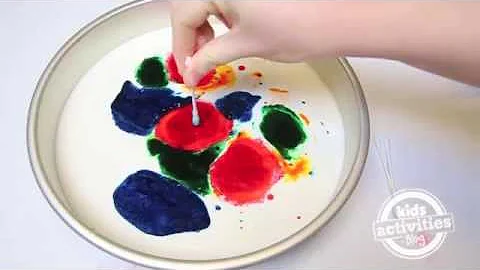 Color Changing Milk Science Experiment