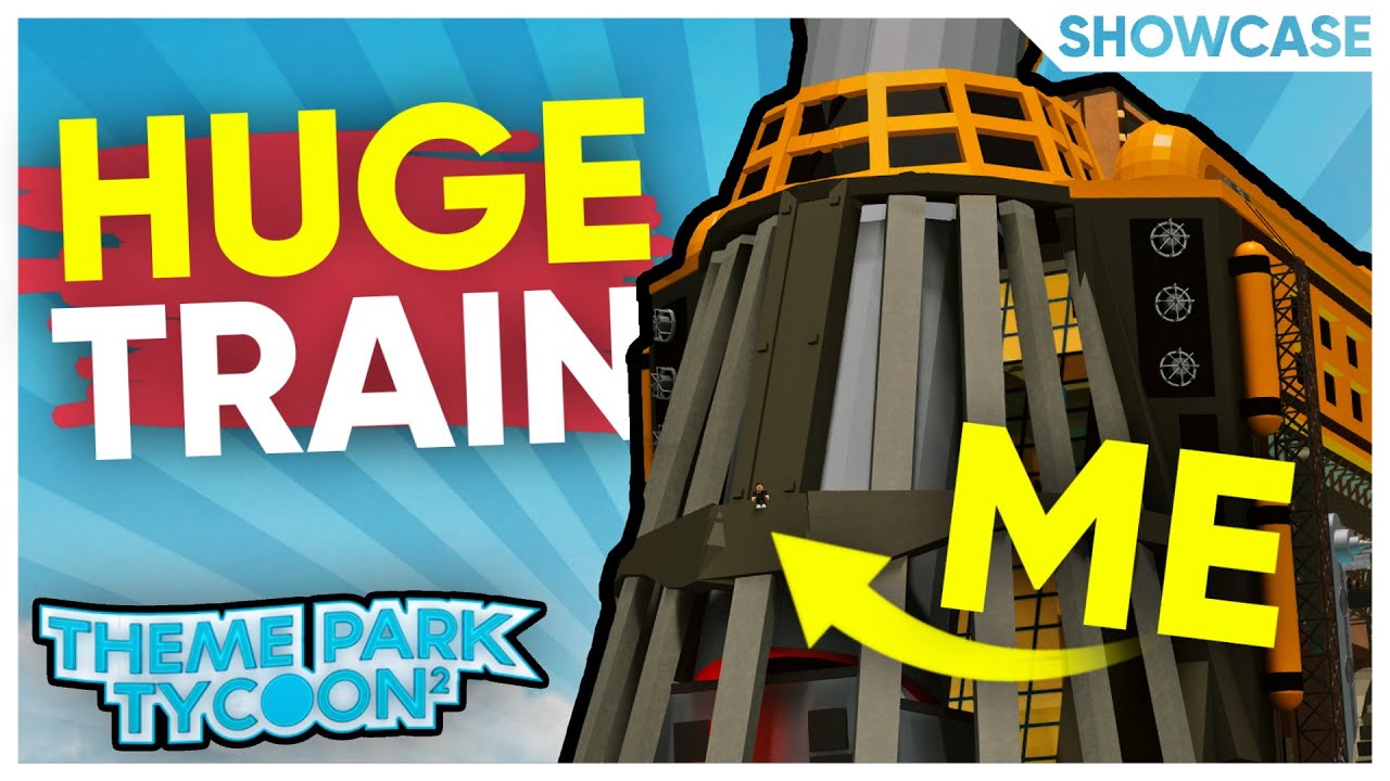🎢 IS THIS Theme Park Tycoon 2's BIGGEST Train EVER Built!?