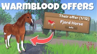 What Will People OFFER for the NEW Dutch Warmblood?! | Wild Horse Islands Resimi