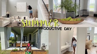 SUMMER CLEAN WITH ME 2022|| DECORATE WITH ME || PRODUCTIVE DAY || HOME UPDATES