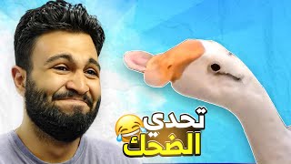 البطة دي راحت فيها ( تحدي الضحك 😂 )