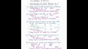 TS Reddy A Murthy. Rectification of Errors. Exercise B 9. #bcomaccounting #rectificationoferrors