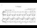 Anton Arensky - Valse (4 hands), from 6 Pièces enfantines, Op.34/4