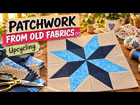 This Patchwork Pattern Looks Hard… But It’s So Easy to Sew! ✨🧵
