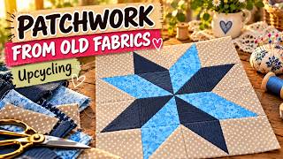 This Patchwork Pattern Looks Hard… But It’s So Easy to Sew! ✨🧵
