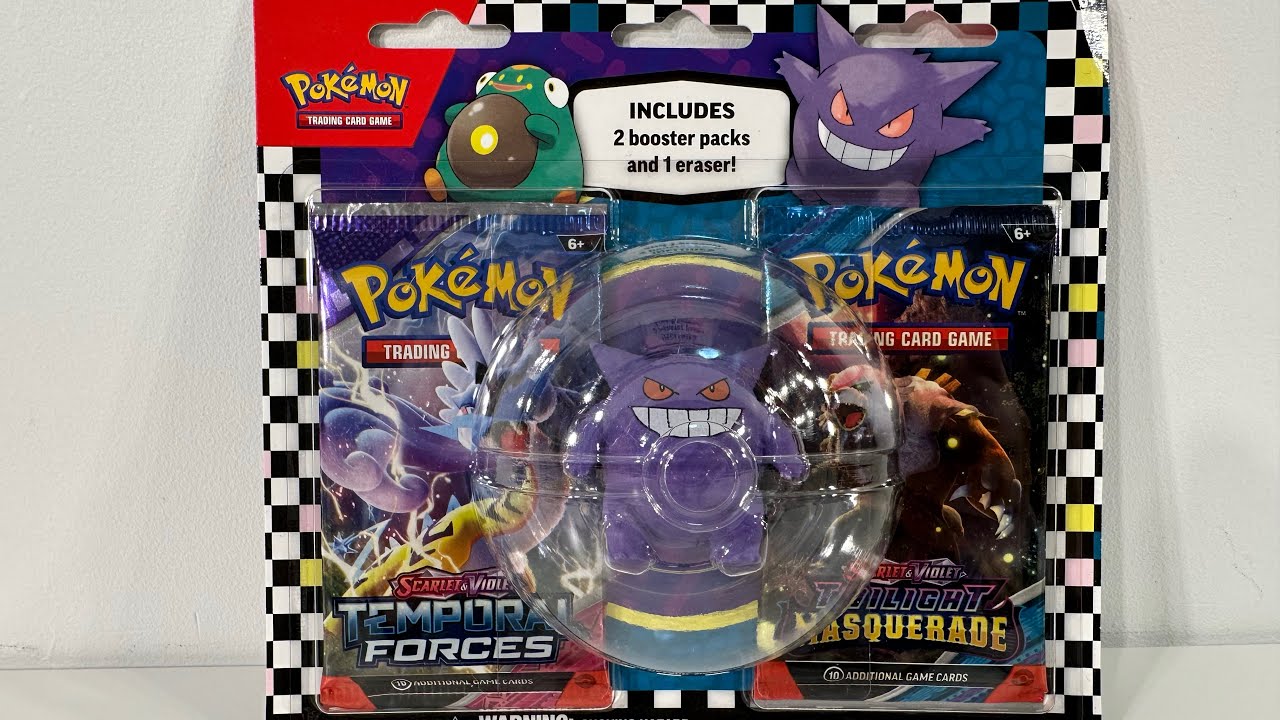 Pokmon TCG - Gengar Eraser Blister Pack Opening