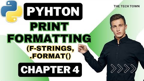 Mastering Python Print Formatting | f-strings, .format()  | And Type Casting Like A Pro! : Chapter 4