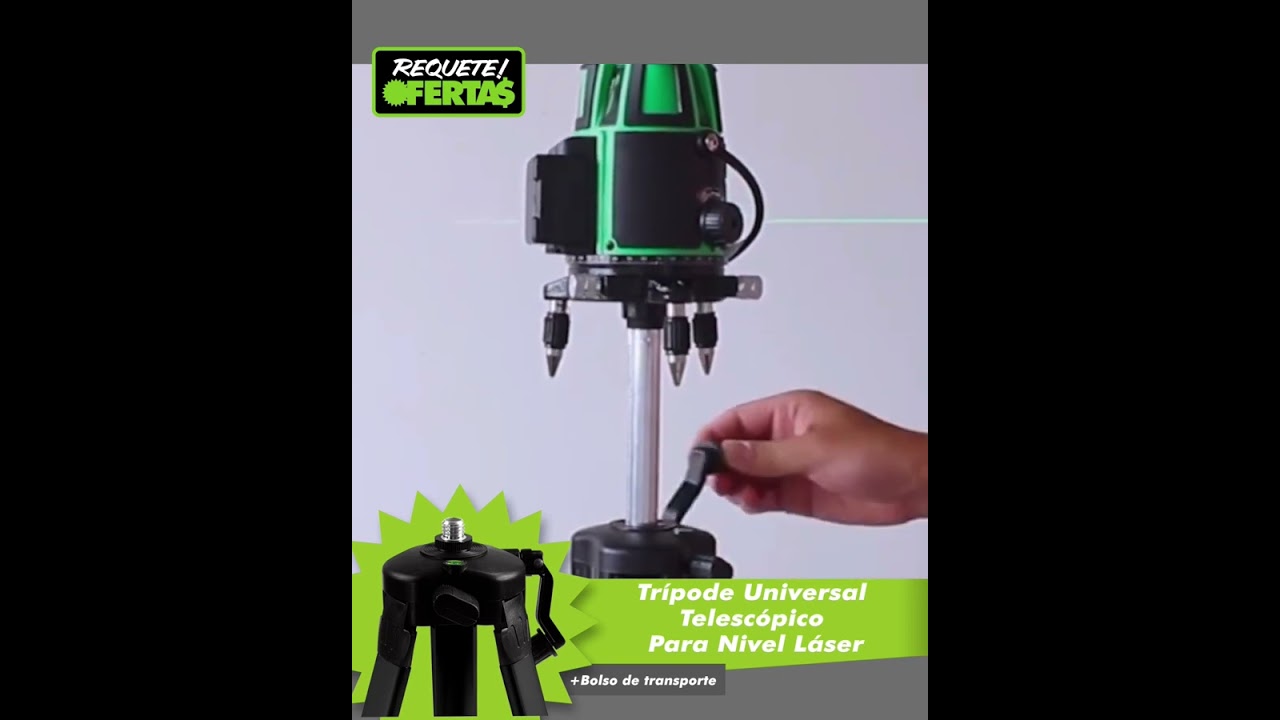 Tripode Telescopico Universal Para Niveles Laser - BigMat