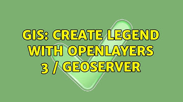 GIS: Create legend with OpenLayers 3 / GeoServer (3 Solutions!!)