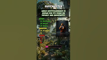Crypto Quiz #cryptocurrency #bitcoin #ethereum  #quiz