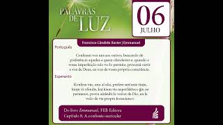 Palavras de Luz em Português e Esperanto – 06/07/2023