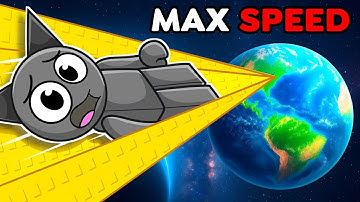 Reaching MAX SPEED in Roblox climb and roll...