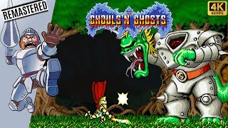 Ghouls 'n Ghosts Longplay (Arcade) [4K/Remastered/60FPS]