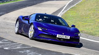 1,000HP ATTACK! First Nurburgring Laps in My Ferrari SF90 Stradale | WHERE'S SHMEE Part 21