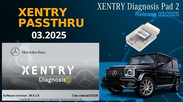 Xentry Passthru 03-2025 Mercedes XPT  Work with J2534 Openport2.0