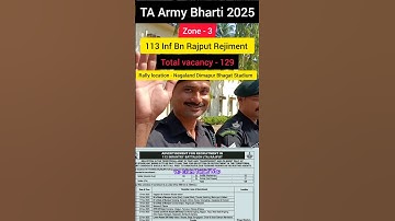 ✅ TA Army Open Rally 113 Rajput Rejiment Rally  Nagaland Dimapur  Zone 3 TA Rally Bahrti 2025