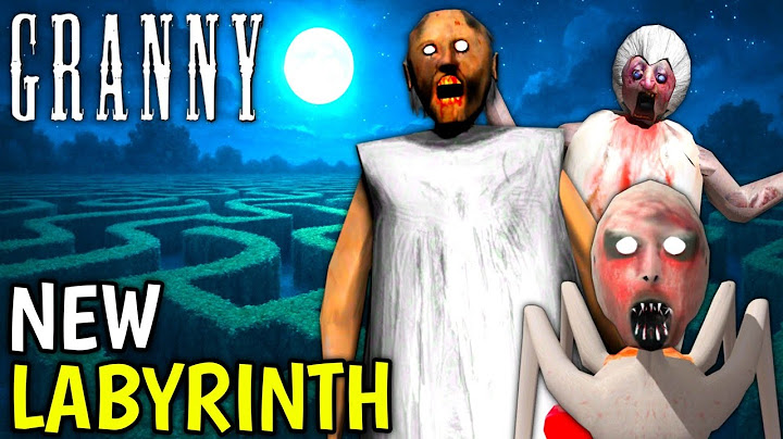 GRANNY ha un NUOVO LABIRINTO nel GIARDINO in QUESTO NUOVO GIOCO 😃 Granny The Obby (Fangame)