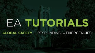 Responding to Emergencies | EA Tutorials | Michigan State University